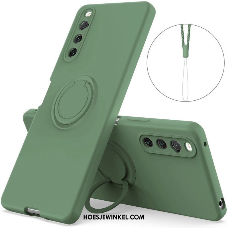 Hoesje voor Sony Xperia 10 IV Verenigde Ringbeugel