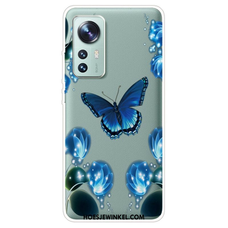 Hoesje voor Xiaomi 12 / 12X Betoverde Vlinder Siliconen