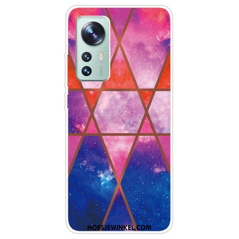 Hoesje voor Xiaomi 12 / 12X Weiger Geometrisch Marmer