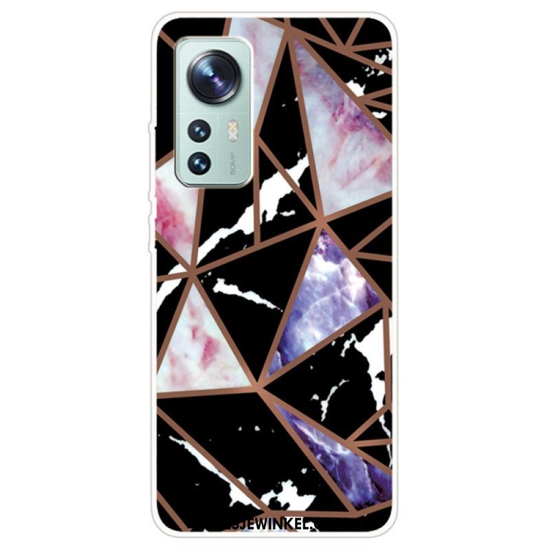 Hoesje voor Xiaomi 12 / 12X Weiger Geometrisch Marmer