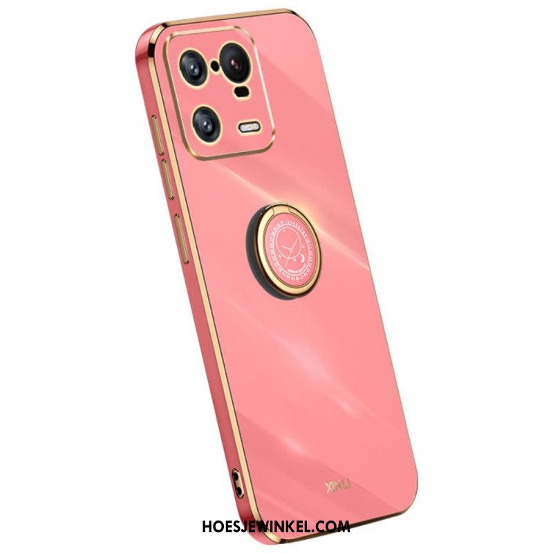 Hoesje voor Xiaomi 13 Pro Ringhouder Met Metaaleffect Xinli