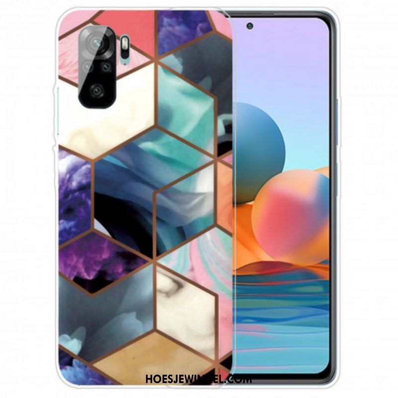 Hoesje voor Xiaomi Redmi Note 10 / 10S Ontwerper Marmer