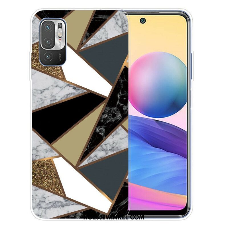 Hoesje voor Xiaomi Redmi Note 10 5G Geometrisch Marmer