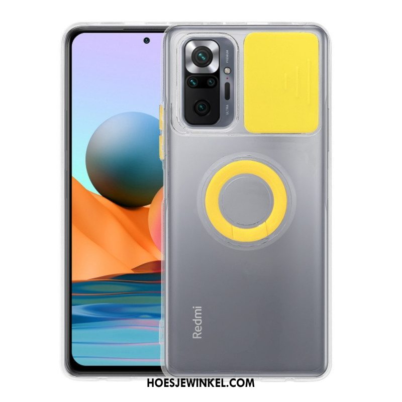 Hoesje voor Xiaomi Redmi Note 10 Pro Camerahoes Met Standaard