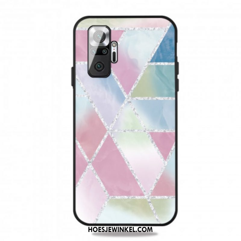 Hoesje voor Xiaomi Redmi Note 10 Pro Glitter Marmer