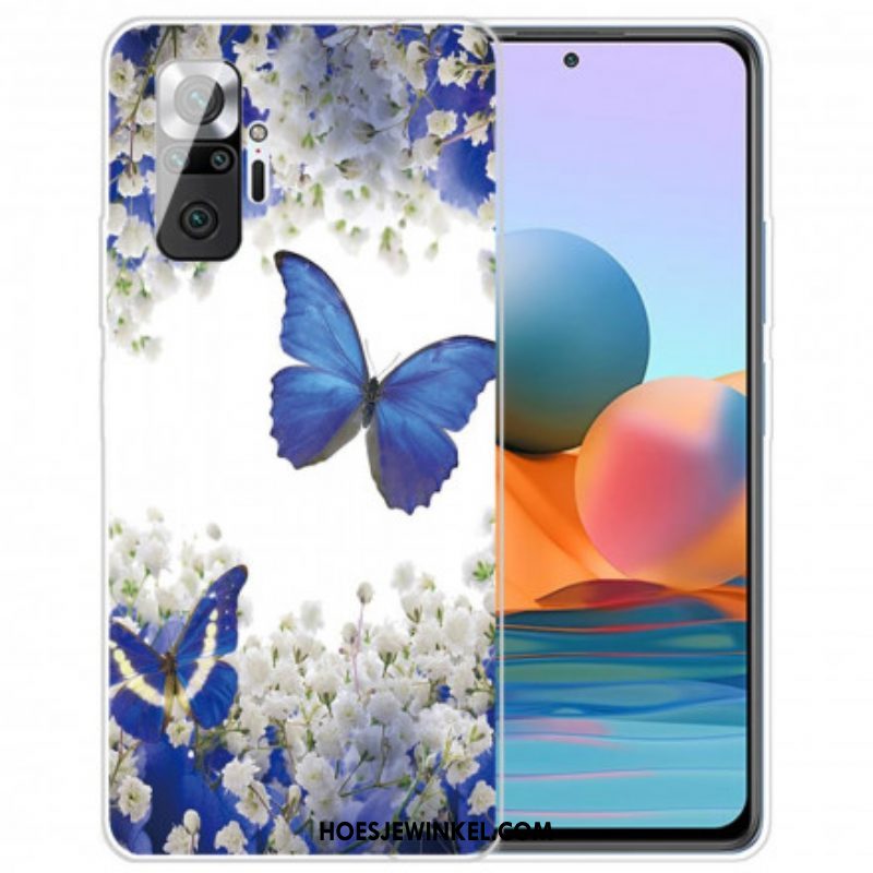 Hoesje voor Xiaomi Redmi Note 10 Pro Vlucht Van Vlinders