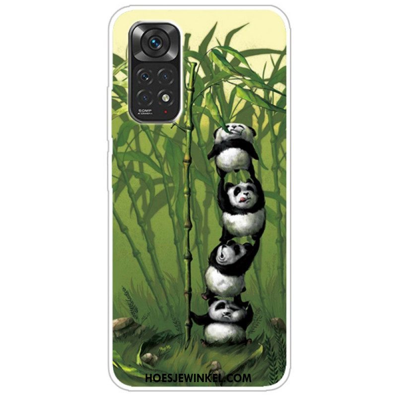 Hoesje voor Xiaomi Redmi Note 11 / 11S Stelletje Panda's