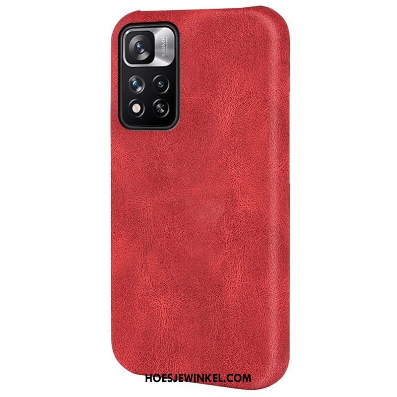 Hoesje voor Xiaomi Redmi Note 11 Pro Plus 5G Designer Leereffect