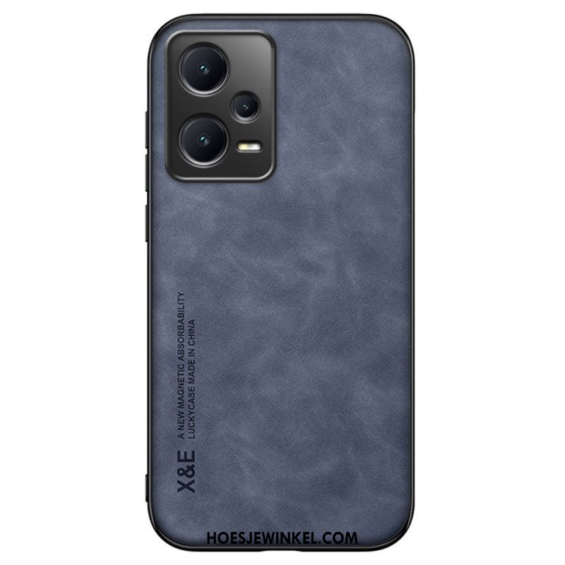 Hoesje voor Xiaomi Redmi Note 12 Pro X&e Ledereffect Leer