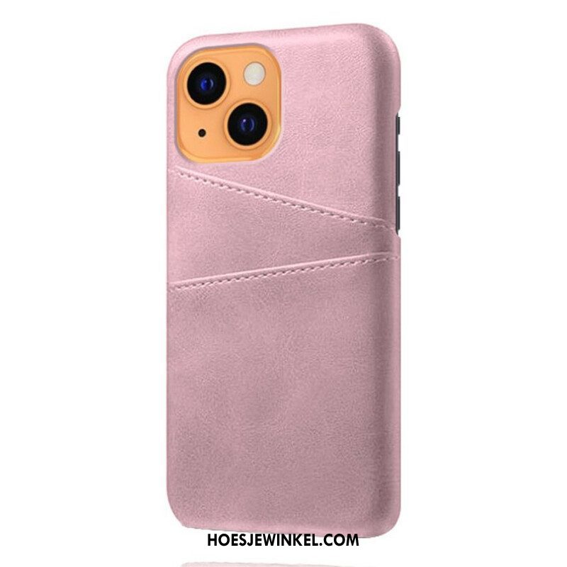 Hoesje voor iPhone 13 Mini Ksq-kaarthouder