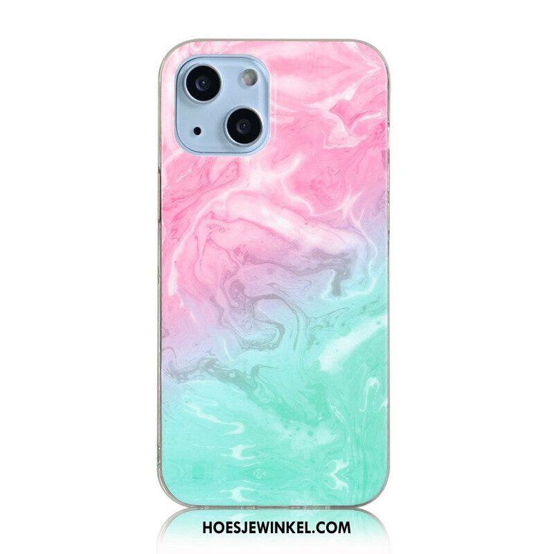 Hoesje voor iPhone 13 Mini Vereenvoudigd Marmer