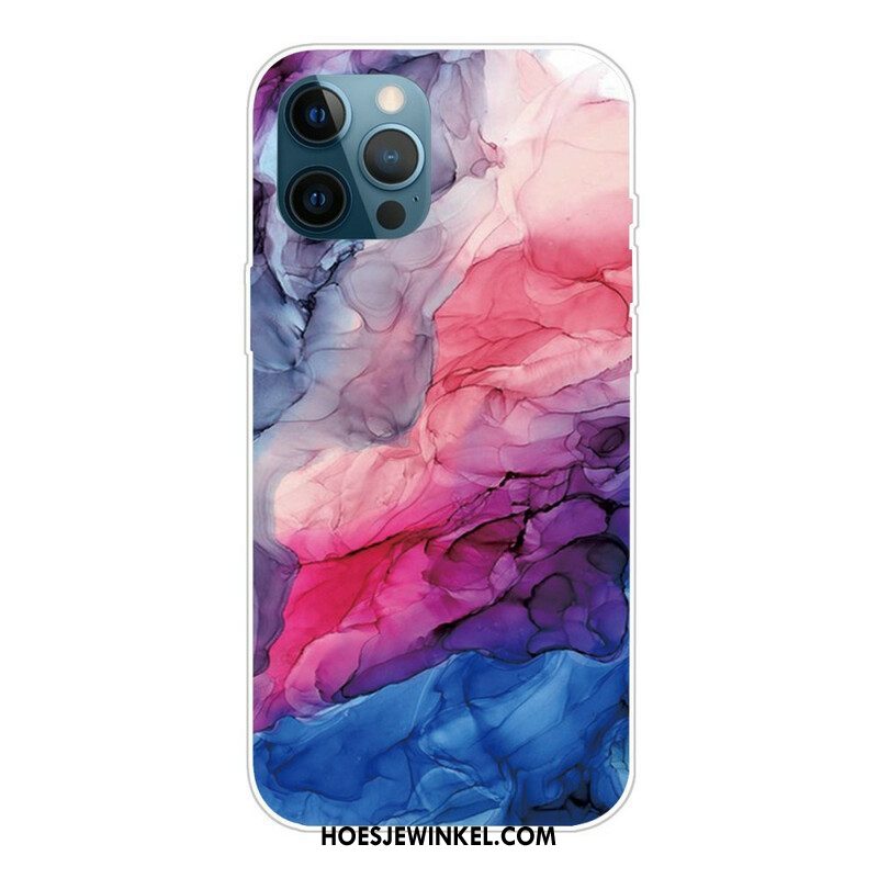 Hoesje voor iPhone 13 Pro Marmeren Kleuren