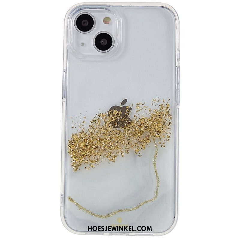 Hoesje voor iPhone 14 Glitter Kunst