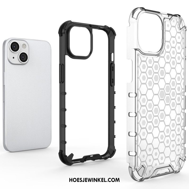 Hoesje voor iPhone 14 Plus Honingraatstijl