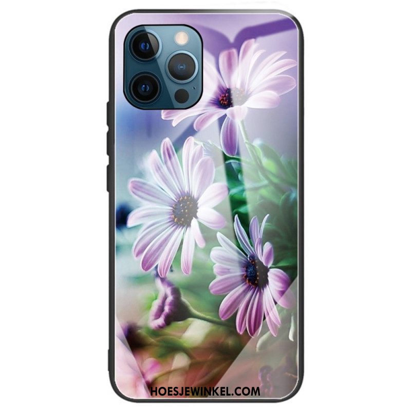 Hoesje voor iPhone 14 Pro Max Bloemen Van Gehard Glas