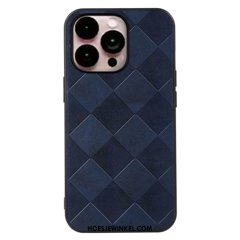 Hoesje voor iPhone 14 Pro Max Geweven Textuur