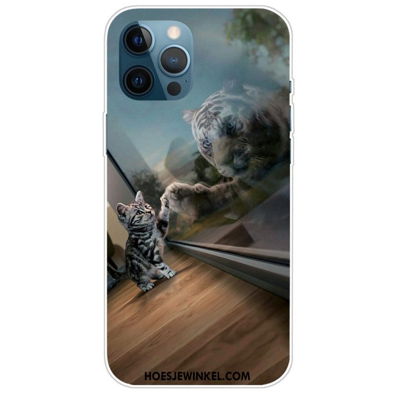 Hoesje voor iPhone 14 Pro Max Katachtige Droom