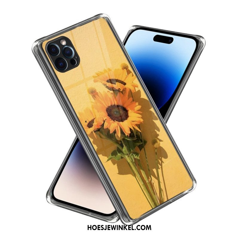 Hoesje voor iPhone 14 Pro Max Zonnebloemen