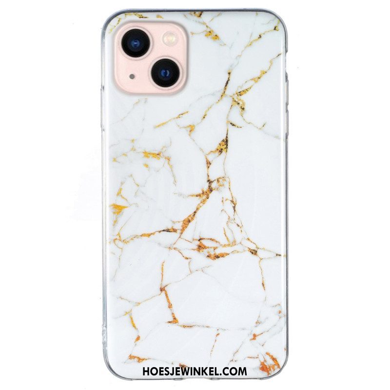 Hoesje voor iPhone 15 Plus Marmer