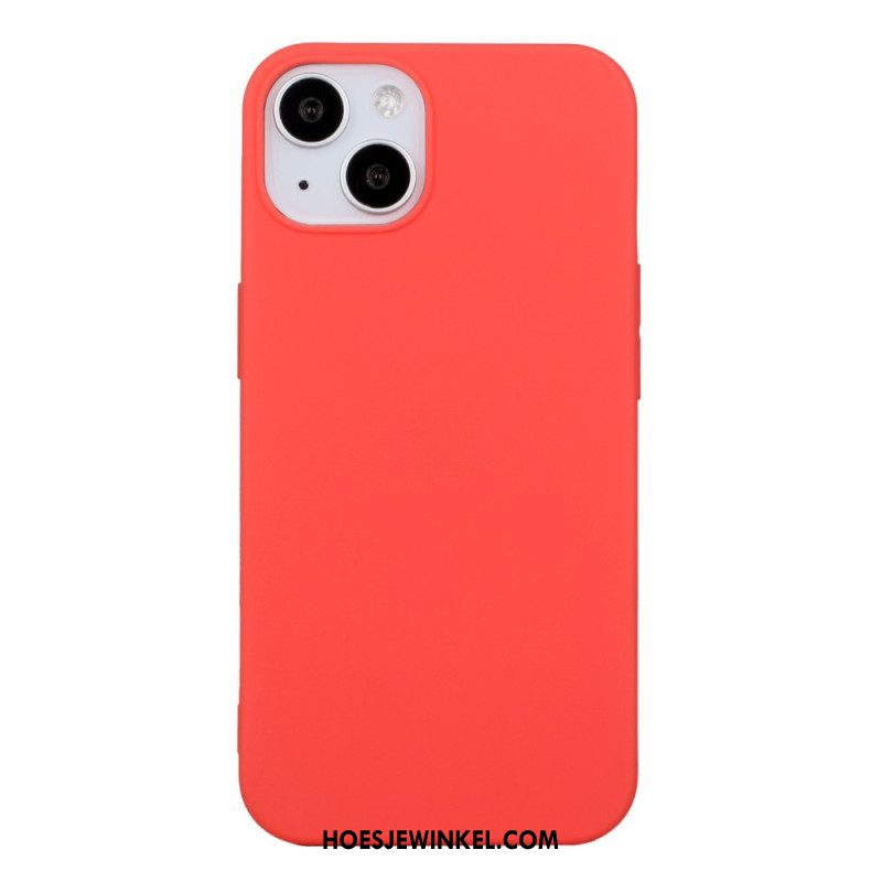 Hoesje voor iPhone 15 Plus Matte Siliconen