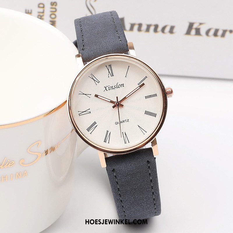 Horloges Dames Horloge Elegante Bloemen, Horloges Eenvoudig Trend Rosa