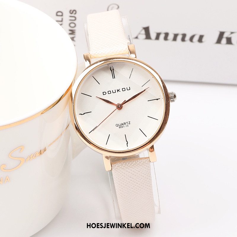 Horloges Dames Mini Quartz Horloge Vrouwen, Horloges Kunst Dun