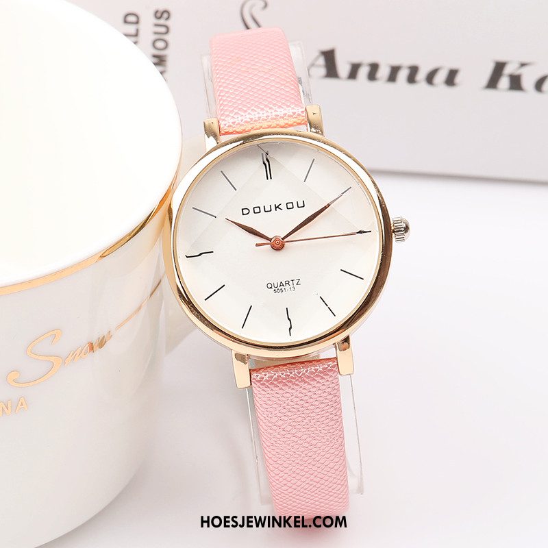 Horloges Dames Mini Quartz Horloge Vrouwen, Horloges Kunst Dun