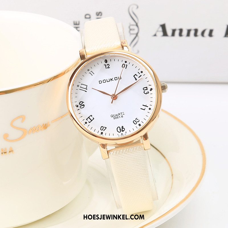 Horloges Dames Mini Quartz Horloge Vrouwen, Horloges Kunst Dun