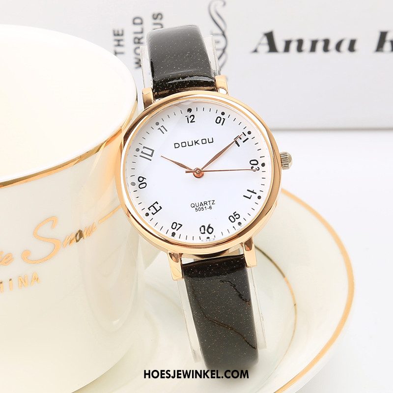 Horloges Dames Mini Quartz Horloge Vrouwen, Horloges Kunst Dun