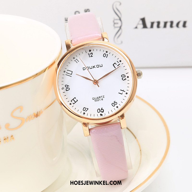 Horloges Dames Mini Quartz Horloge Vrouwen, Horloges Kunst Dun