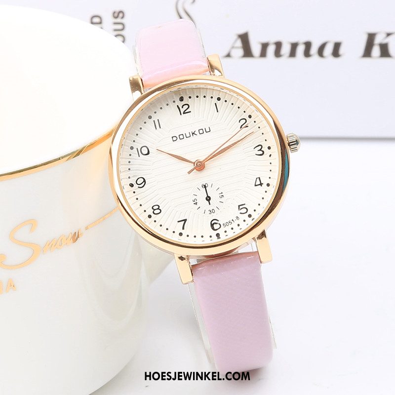 Horloges Dames Mini Quartz Horloge Vrouwen, Horloges Kunst Dun