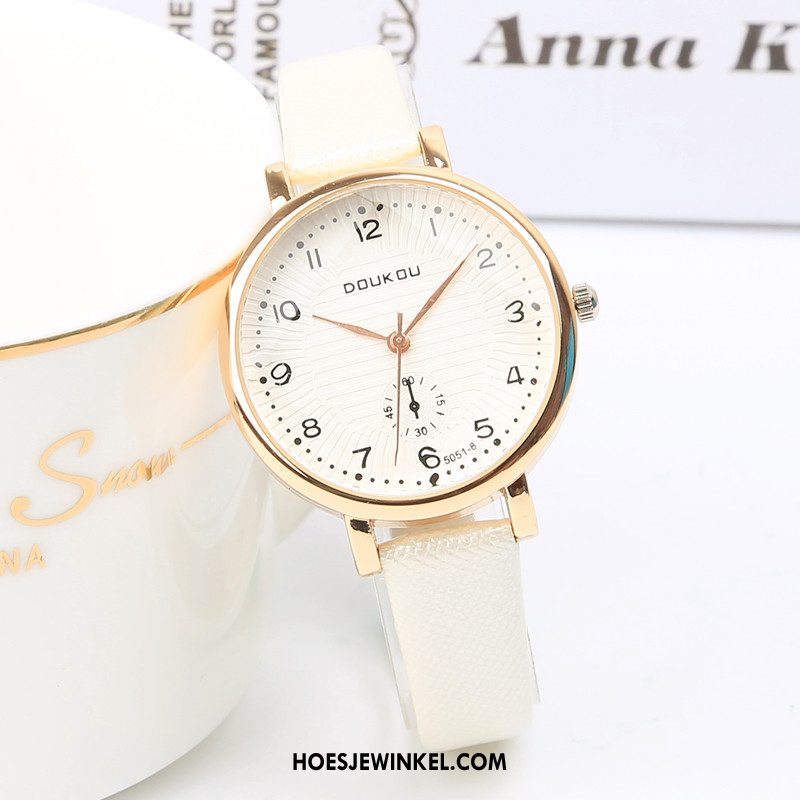 Horloges Dames Mini Quartz Horloge Vrouwen, Horloges Kunst Dun