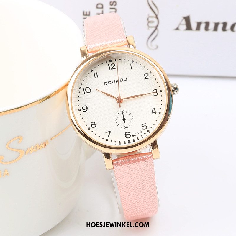 Horloges Dames Mini Quartz Horloge Vrouwen, Horloges Kunst Dun