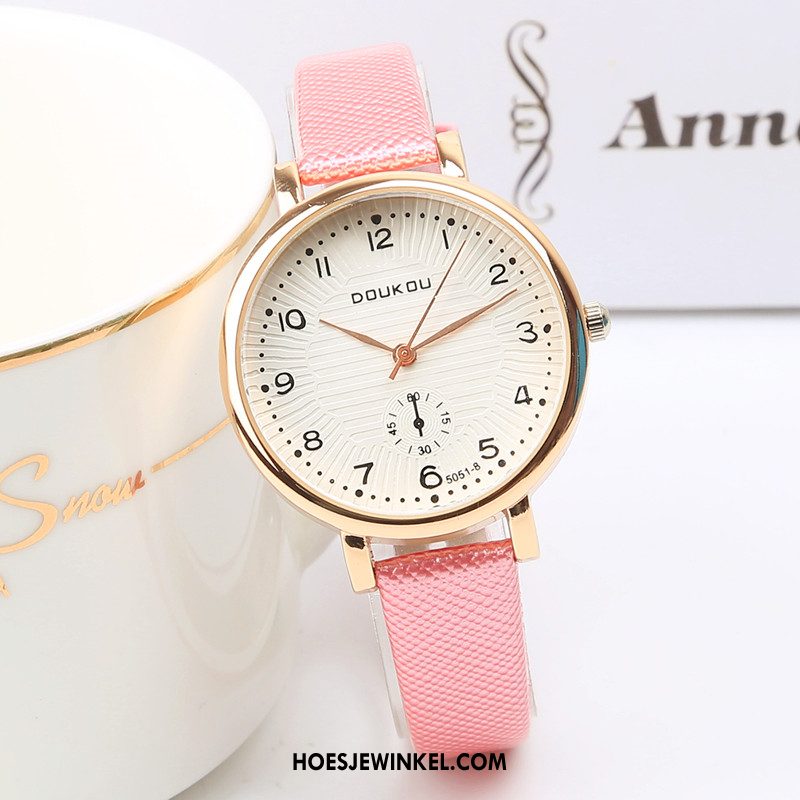 Horloges Dames Mini Quartz Horloge Vrouwen, Horloges Kunst Dun