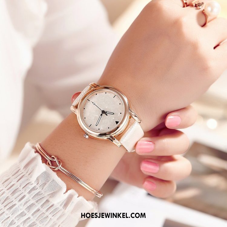 Horloges Dames Trend Eenvoudig Quartz Horloge, Horloges Elegante Student