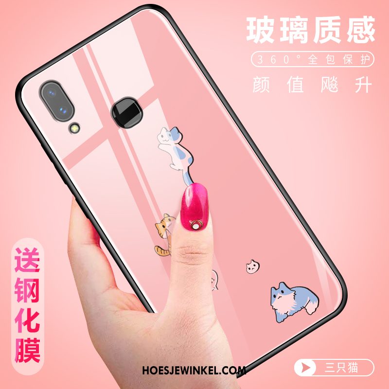 Huawei Nova 3 Hoesje Persoonlijk Rood Anti-fall, Huawei Nova 3 Hoesje Spotprent Hoes