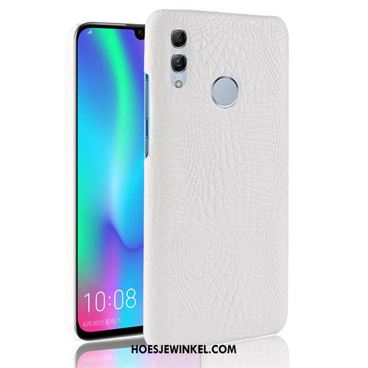 Huawei P Smart 2019 Hoesje Krokodil Hoes Hard, Huawei P Smart 2019 Hoesje Mobiele Telefoon Patroon