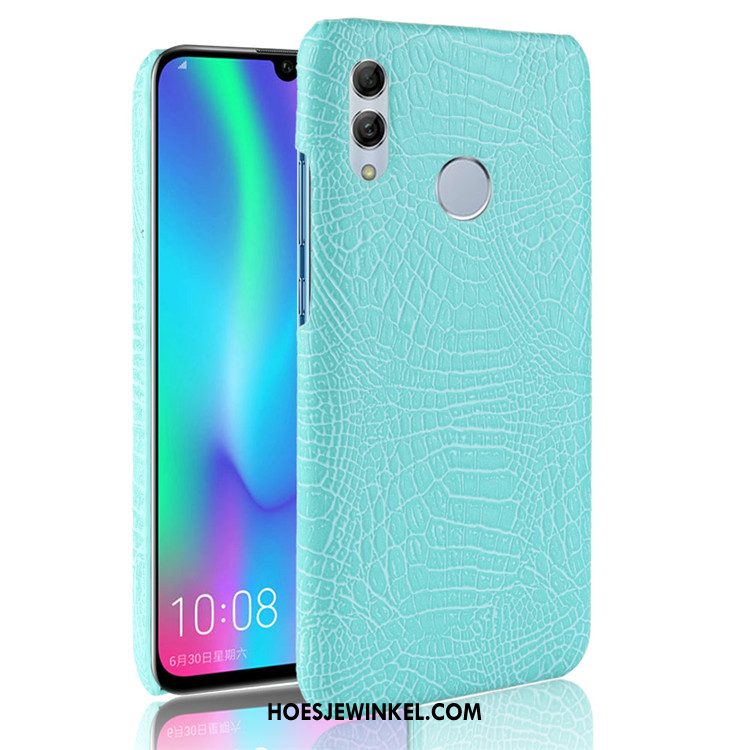 Huawei P Smart 2019 Hoesje Krokodil Hoes Hard, Huawei P Smart 2019 Hoesje Mobiele Telefoon Patroon