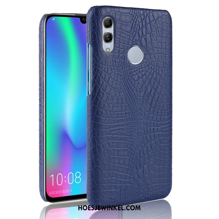 Huawei P Smart 2019 Hoesje Krokodil Hoes Hard, Huawei P Smart 2019 Hoesje Mobiele Telefoon Patroon