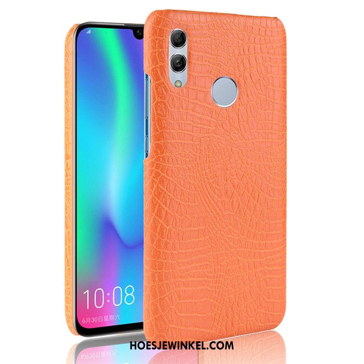 Huawei P Smart 2019 Hoesje Krokodil Hoes Hard, Huawei P Smart 2019 Hoesje Mobiele Telefoon Patroon