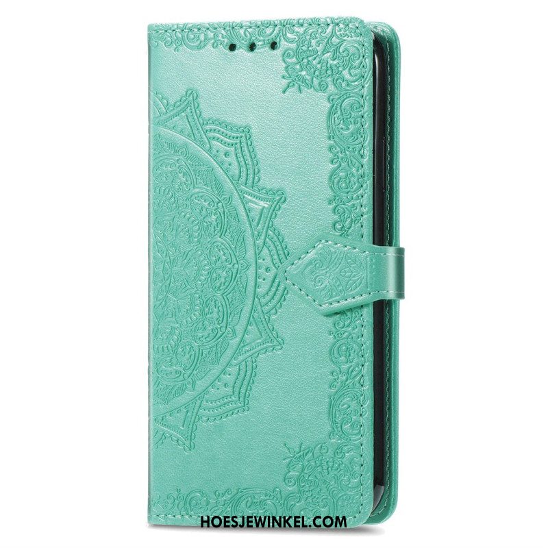 Leren Hoesje Huawei Pura 70 Barok Mandala Met Riempje