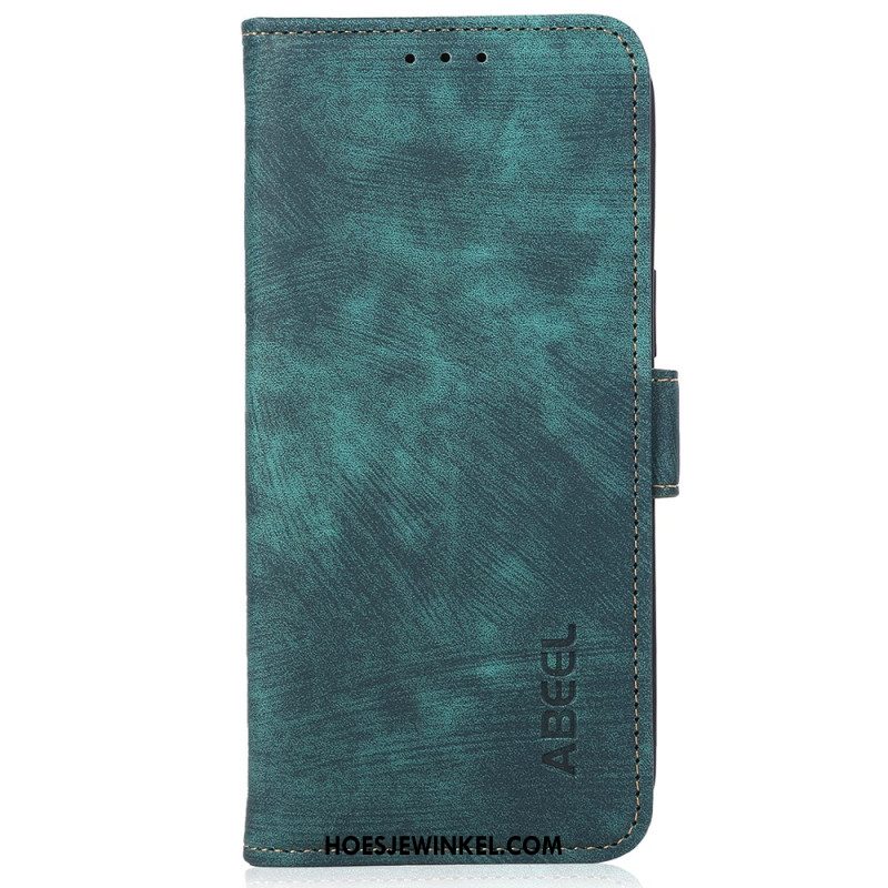 Leren Hoesje Oneplus 12 5g Retro Abeel Bescherming Hoesje