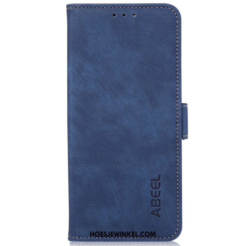 Leren Hoesje Oneplus 12 5g Retro Abeel Bescherming Hoesje