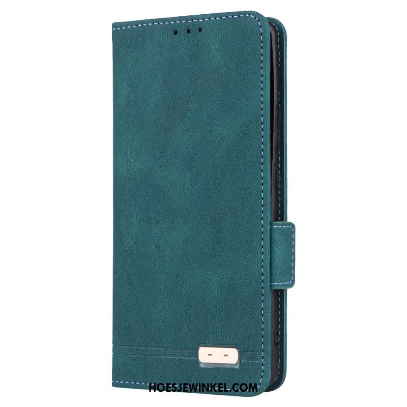 Leren Hoesje Oppo Reno 11 Pro 5g Vintagestijl Bescherming Hoesje