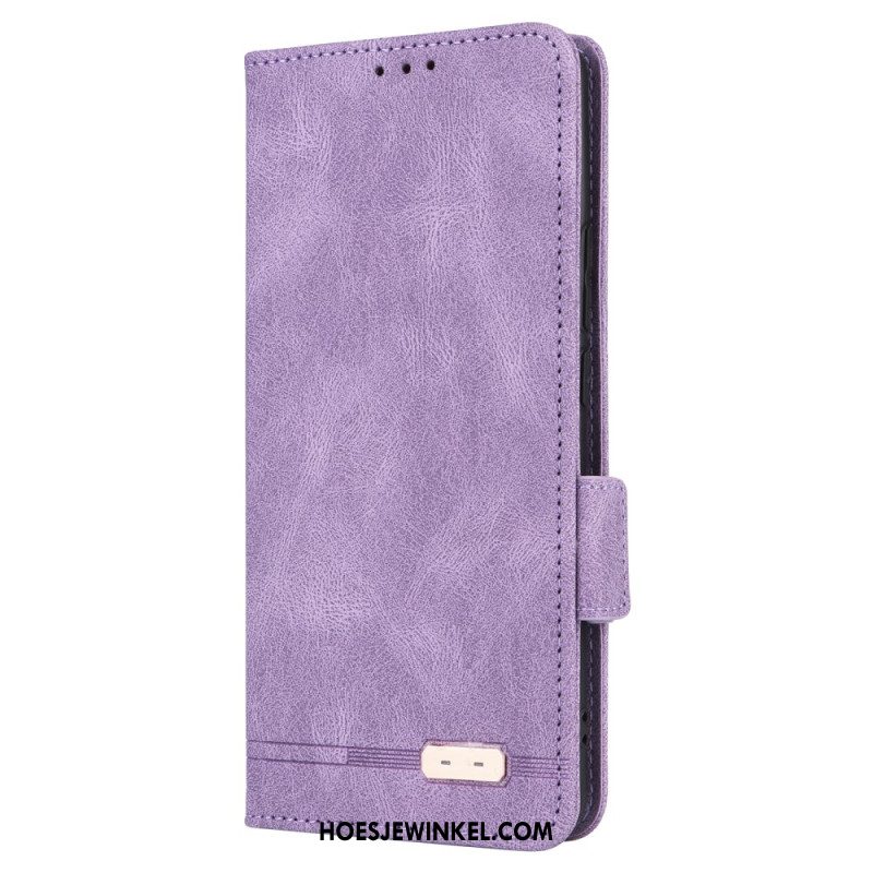 Leren Hoesje Oppo Reno 11 Pro 5g Vintagestijl Bescherming Hoesje