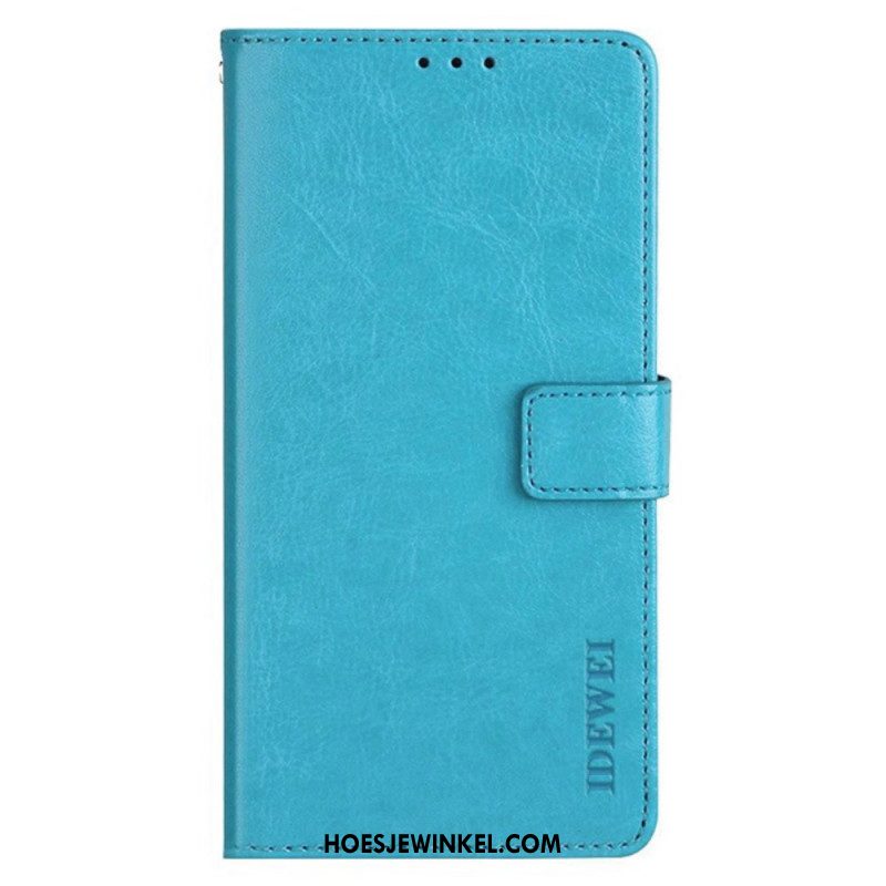 Leren Hoesje Oppo Reno 12 5g Idewei Bescherming Hoesje