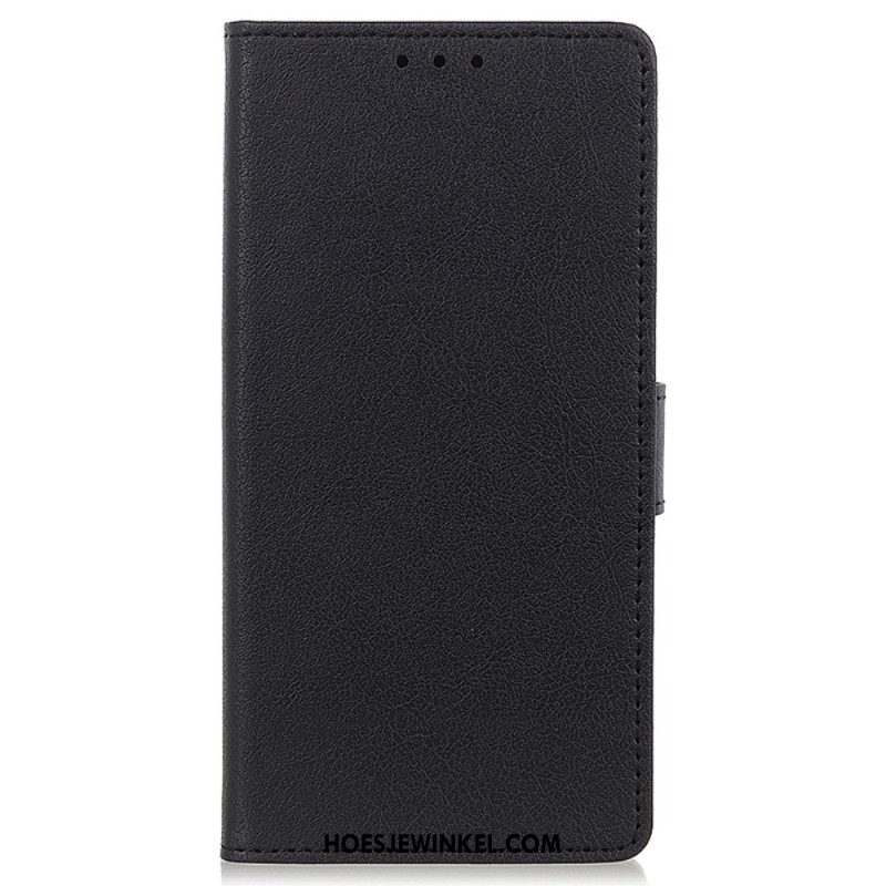 Leren Hoesje Oppo Reno 12 5g Klassiek Bescherming Hoesje