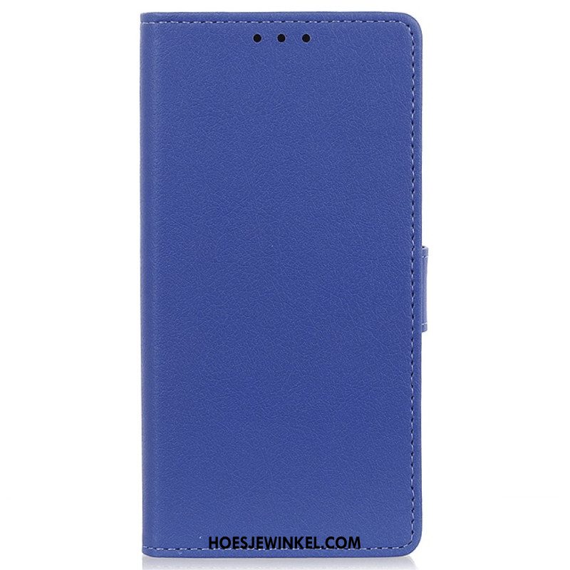 Leren Hoesje Oppo Reno 12 5g Klassiek Bescherming Hoesje