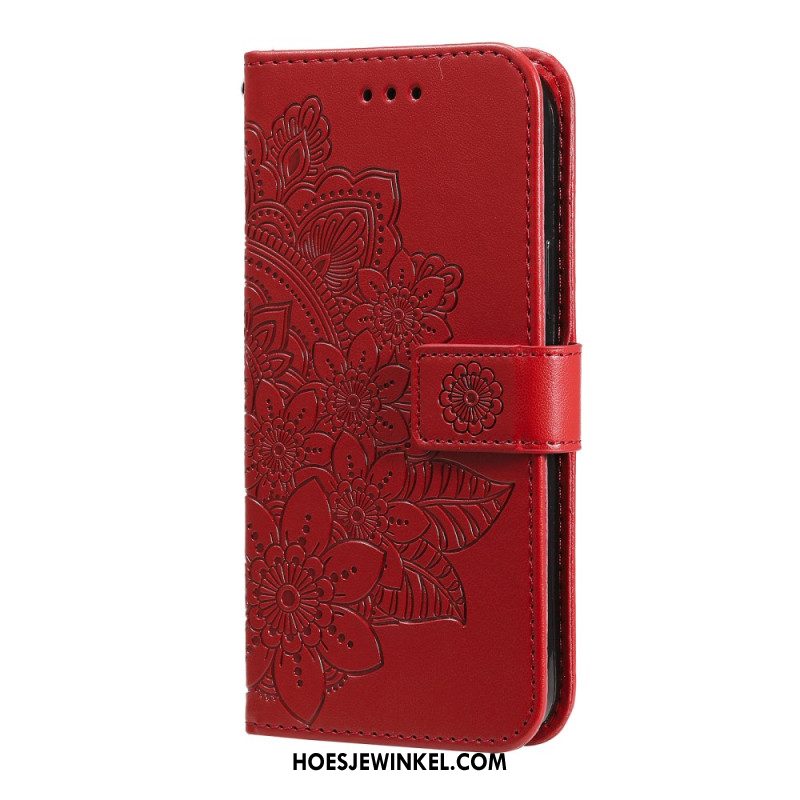 Leren Hoesje Oppo Reno 12f 5g Mandala-print Bescherming Hoesje