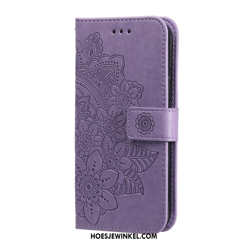 Leren Hoesje Oppo Reno 12f 5g Mandala-print Bescherming Hoesje